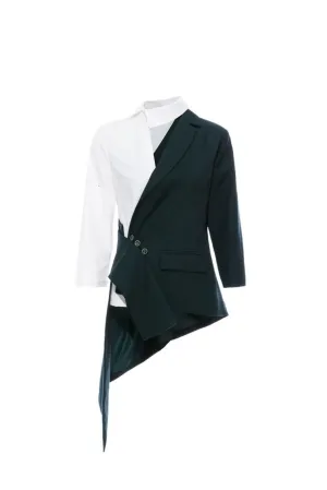 ERIN ASYMMETRIC CHEMISE BLAZER