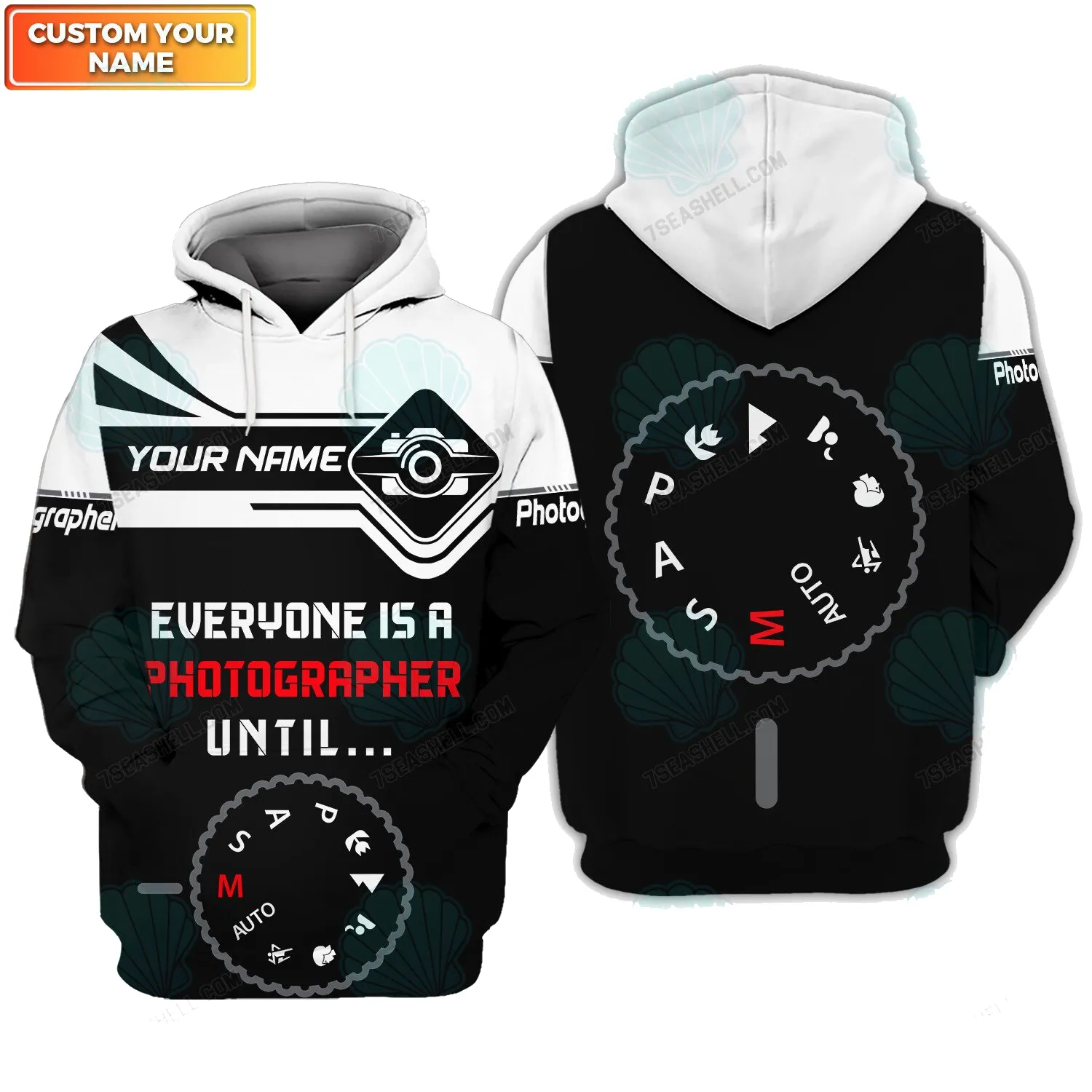 Everyone is Photographer Until Custom 3D Shirts Photography Polo Custom Name