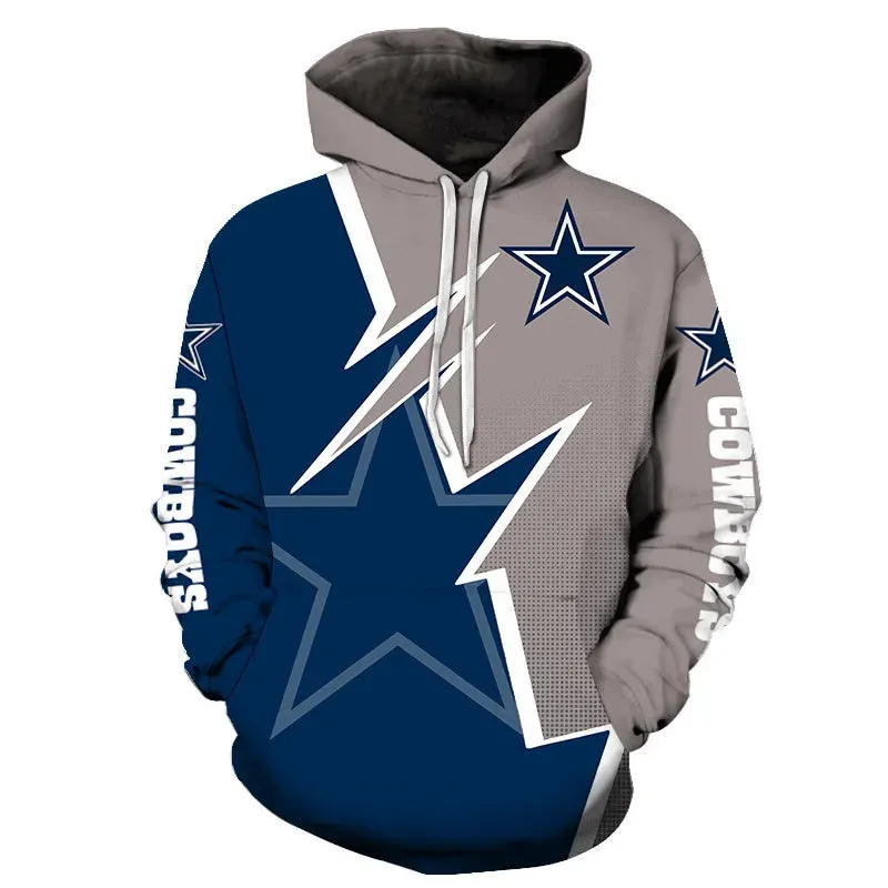 Fashion 3D Hoodie Casual Men's Hoodie Heat Transfer NFL Hoodie