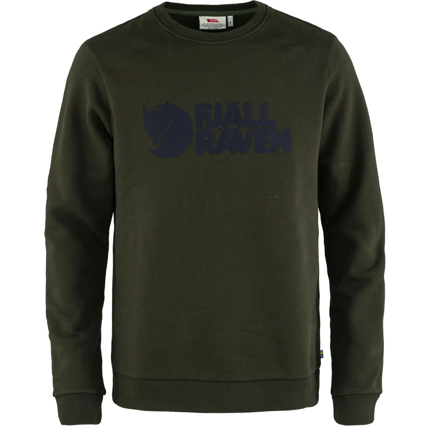 Fjällräven Men&#x27;s Fjällräven Logo Sweater Deep Forest | Buy Fjällräven Men&#x27;s Fjällräven Logo Sweater Deep Forest here | Outnorth