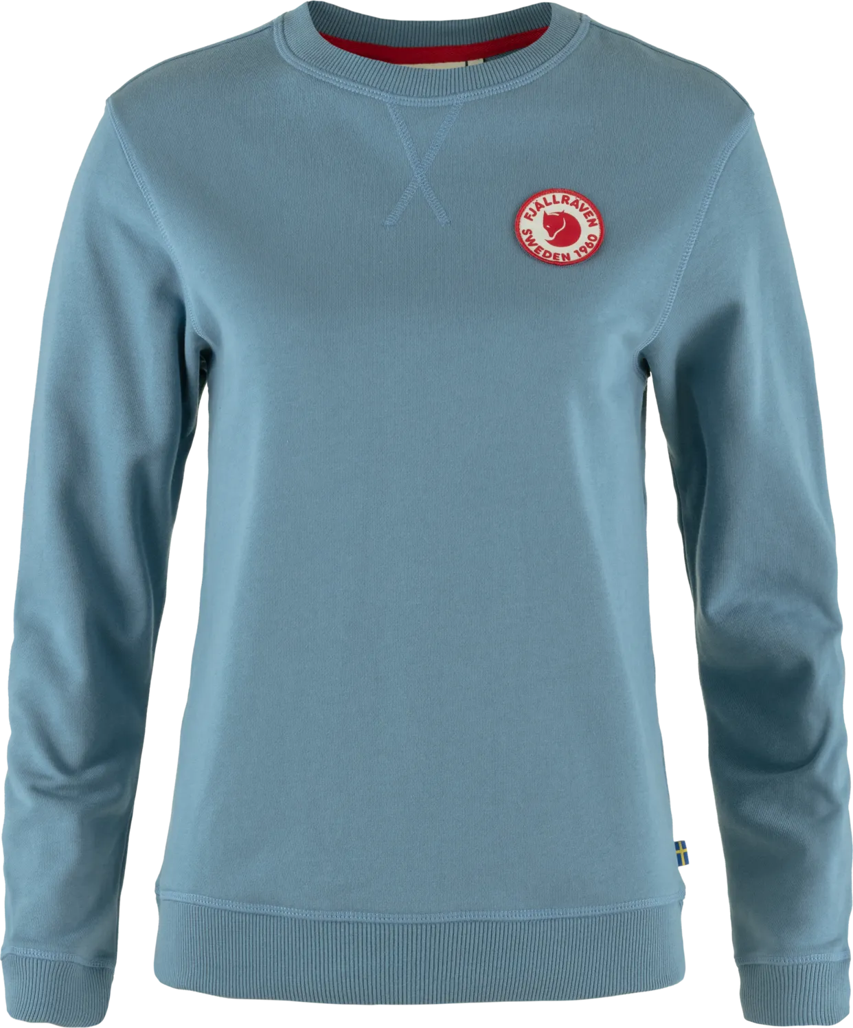 Fjällräven Women&#x27;s 1960 Logo Badge Sweater Dawn Blue | Buy Fjällräven Women&#x27;s 1960 Logo Badge Sweater Dawn Blue here | Outnorth