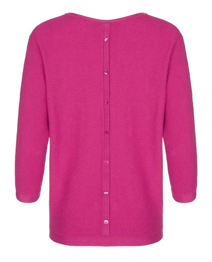 Fuschia Batwing Sweater