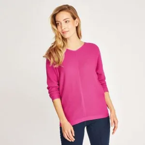 Fuschia Batwing Sweater