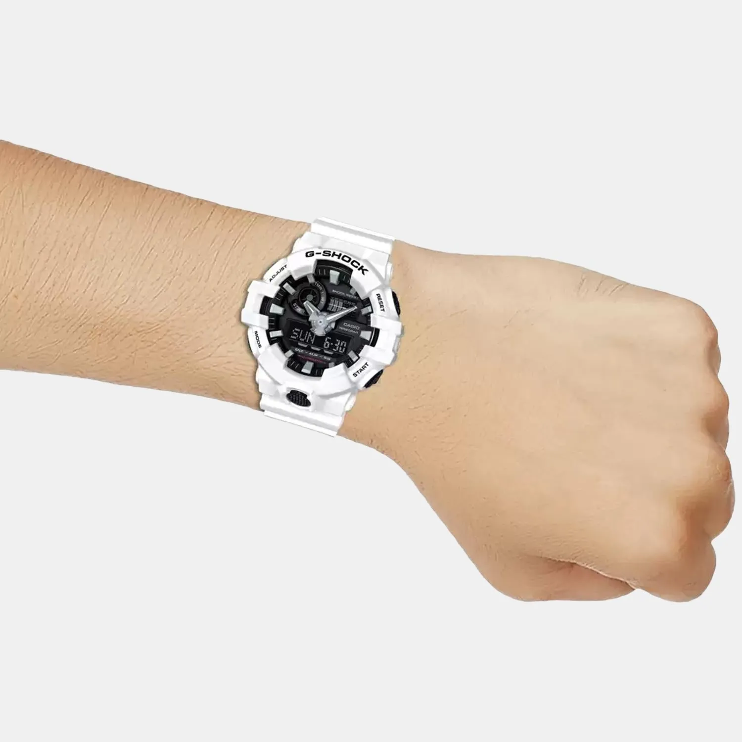 G-Shock Men's White Analog-Digital Resin Watch G742 - GA-700-7ADR
