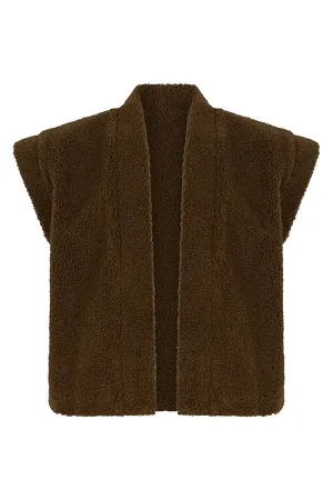 Gilet Gaia - Bruin