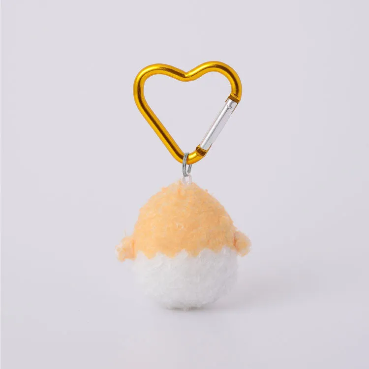 Gudetama Fuzzy Carabiner Plush