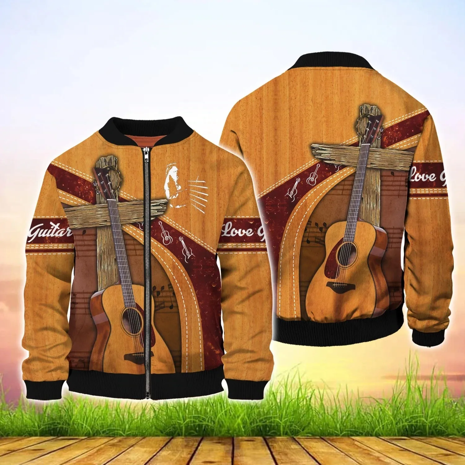 Guitar 3D T Shirt Hoodie For Men And Woman Sublimation Shirts For Guitar Lover