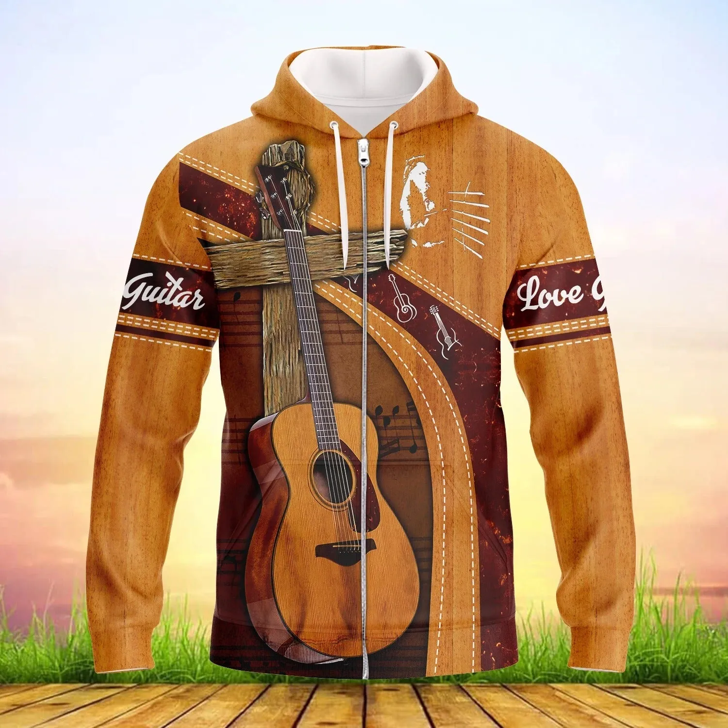 Guitar 3D T Shirt Hoodie For Men And Woman Sublimation Shirts For Guitar Lover