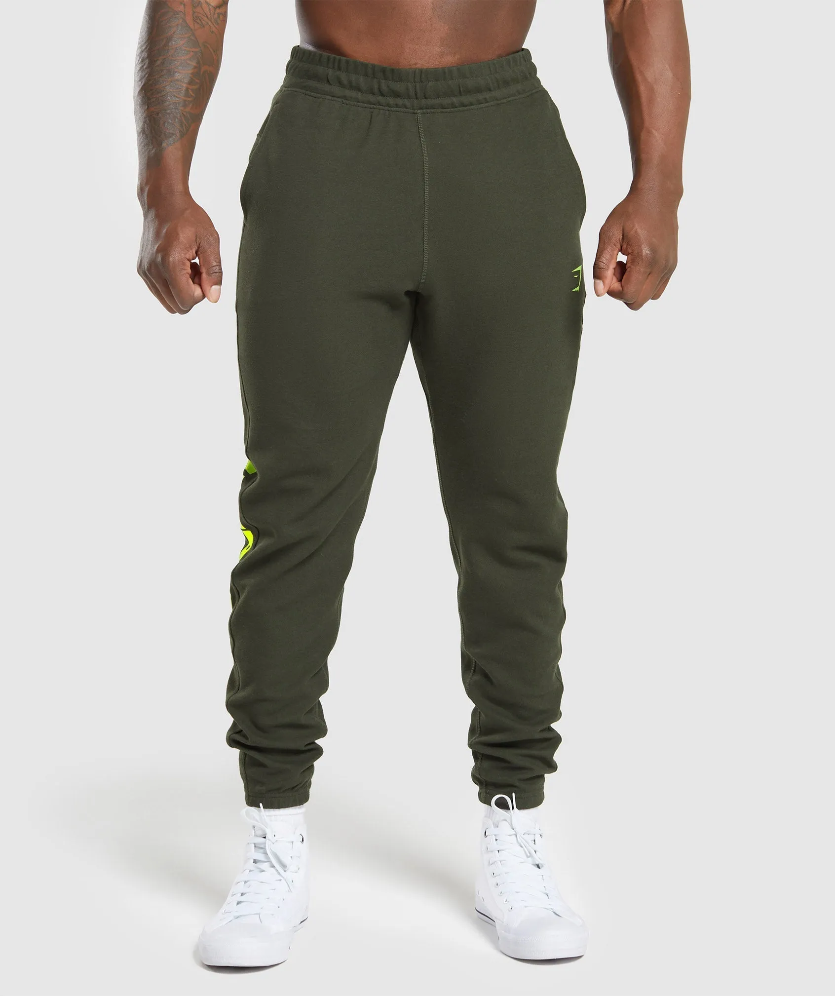 Gymshark Bold Joggers - Deep Olive Green