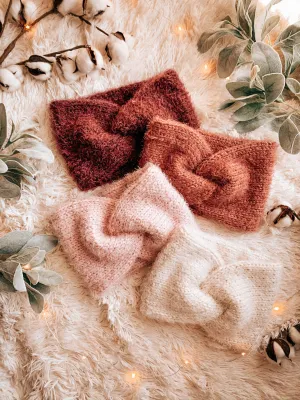Harpswell Headband - Double Layer Knit Twisted Earwarmer