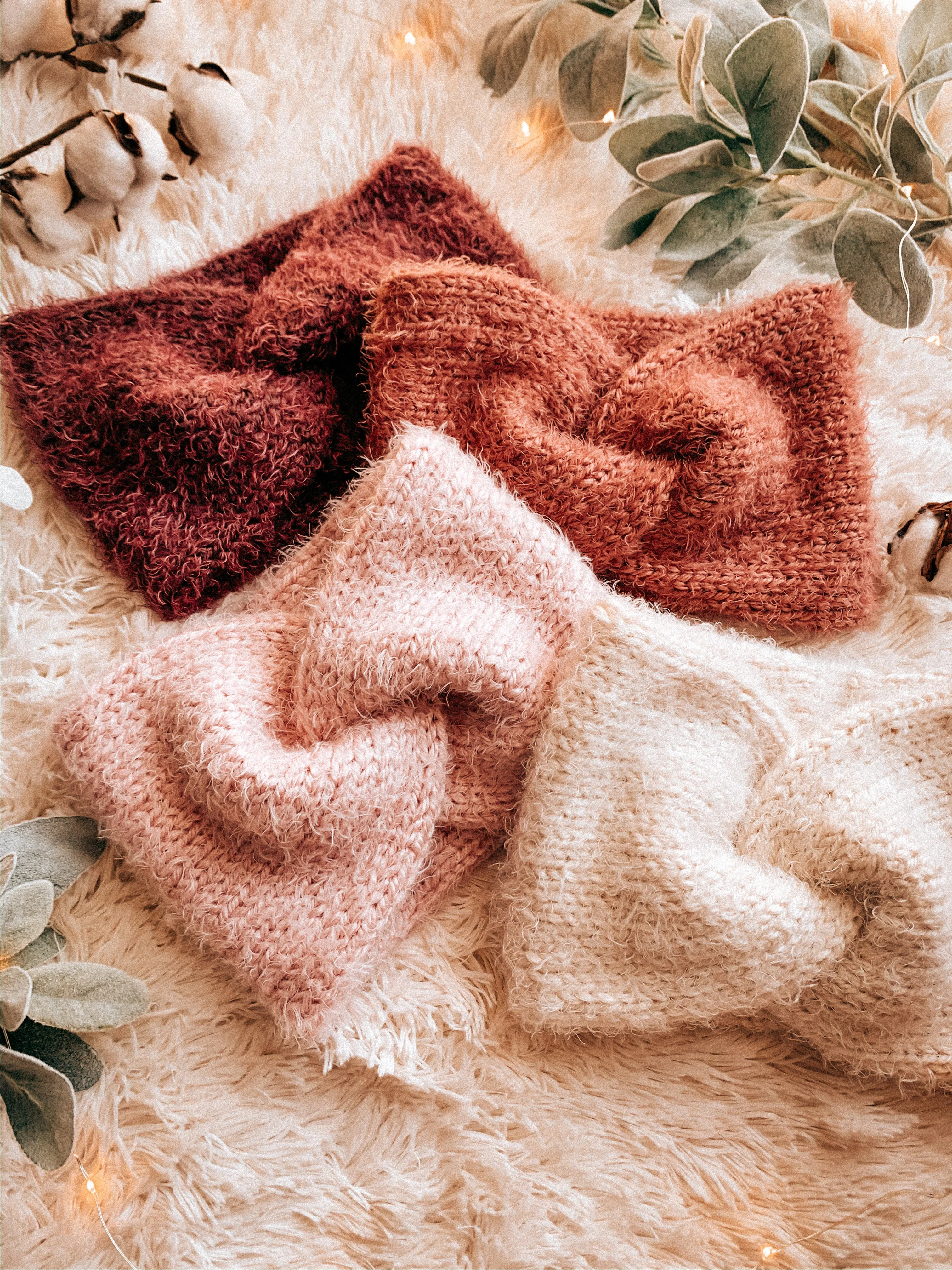 Harpswell Headband - Double Layer Knit Twisted Earwarmer