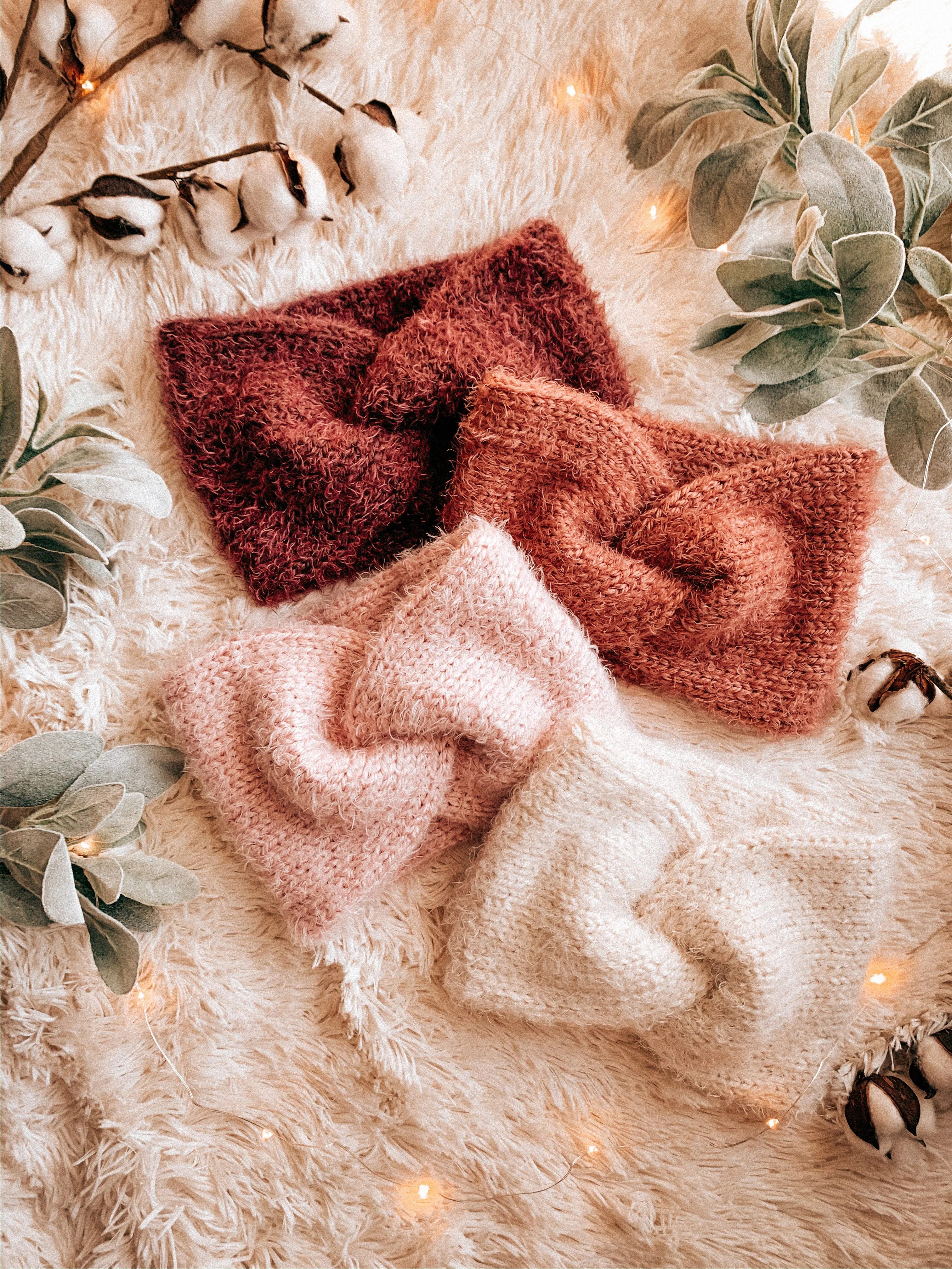 Harpswell Headband - Double Layer Knit Twisted Earwarmer