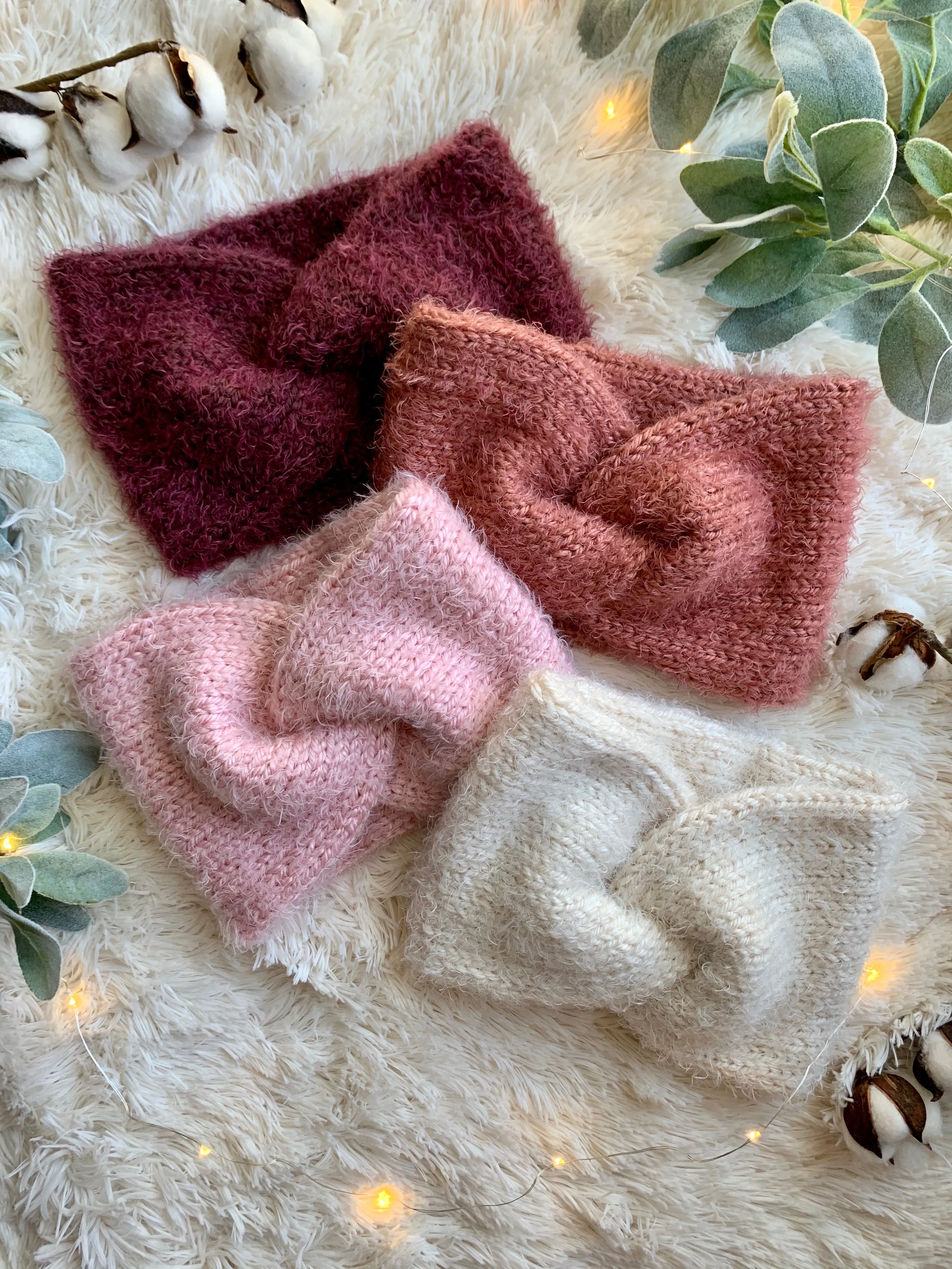 Harpswell Headband - Double Layer Knit Twisted Earwarmer