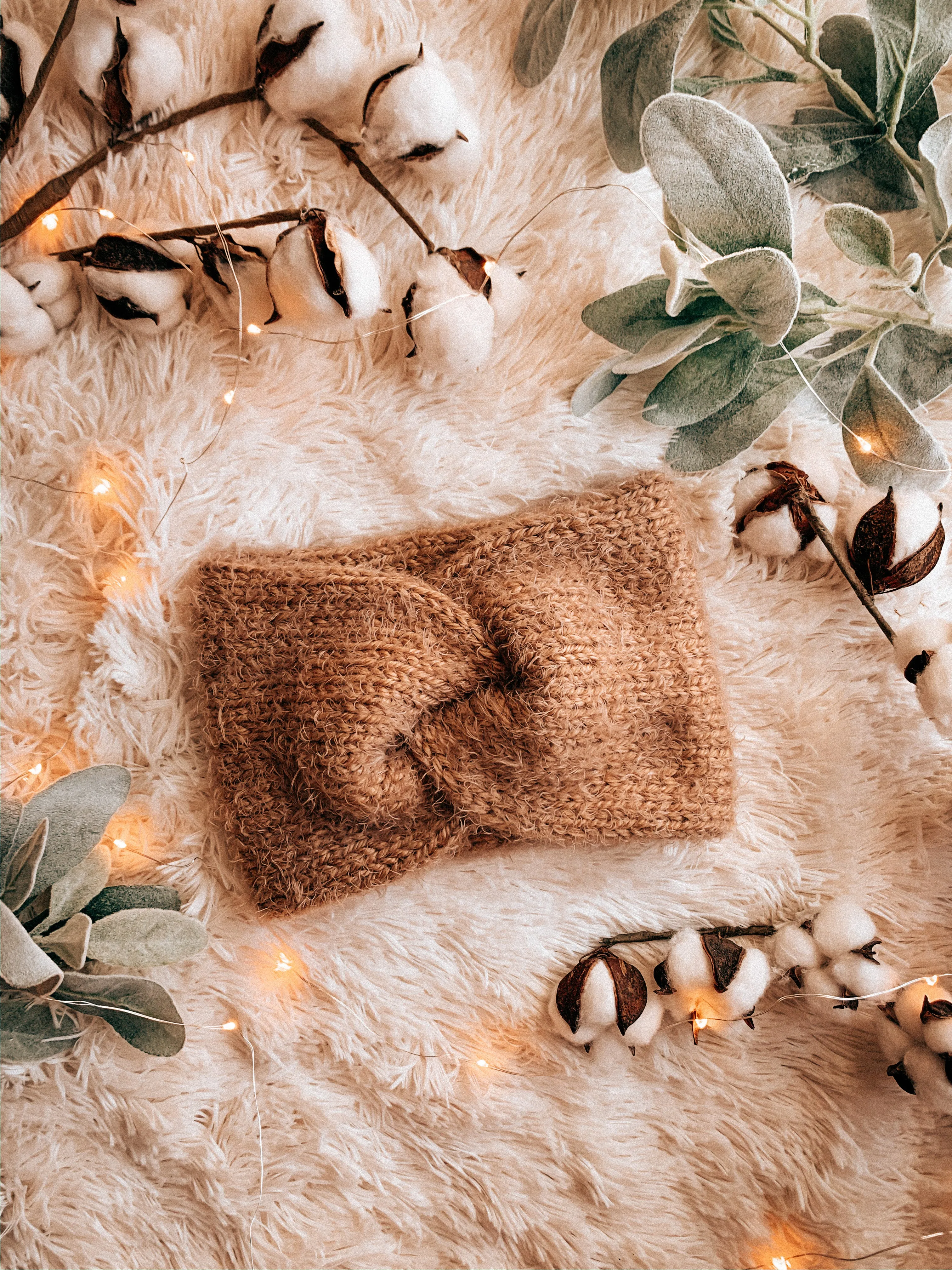 Harpswell Headband - Double Layer Knit Twisted Earwarmer