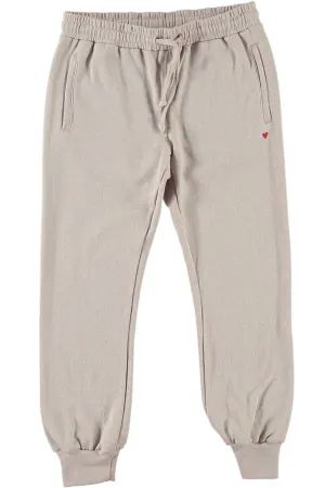 Heart Emblem Jogger in Oat