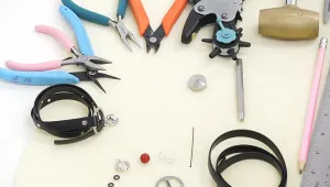 How to Make the Wrapped in Love Bracelet with Leather Like Rubber Cord