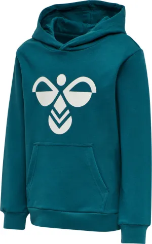 Hummel Kids&#x27; hmlCuatro Hoodie Blue Coral | Buy Hummel Kids&#x27; hmlCuatro Hoodie Blue Coral here | Outnorth