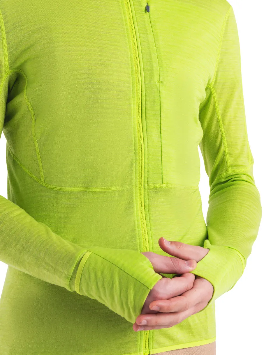 Icebreaker Men&#x27;s Merino 200 Realfleece™ Descender Long Sleeve Zip Hoodie Hyper | Buy Icebreaker Men&#x27;s Merino 200 Realfleece™ Descender Long Sleeve Zip Hoodie Hyper here | Outnorth