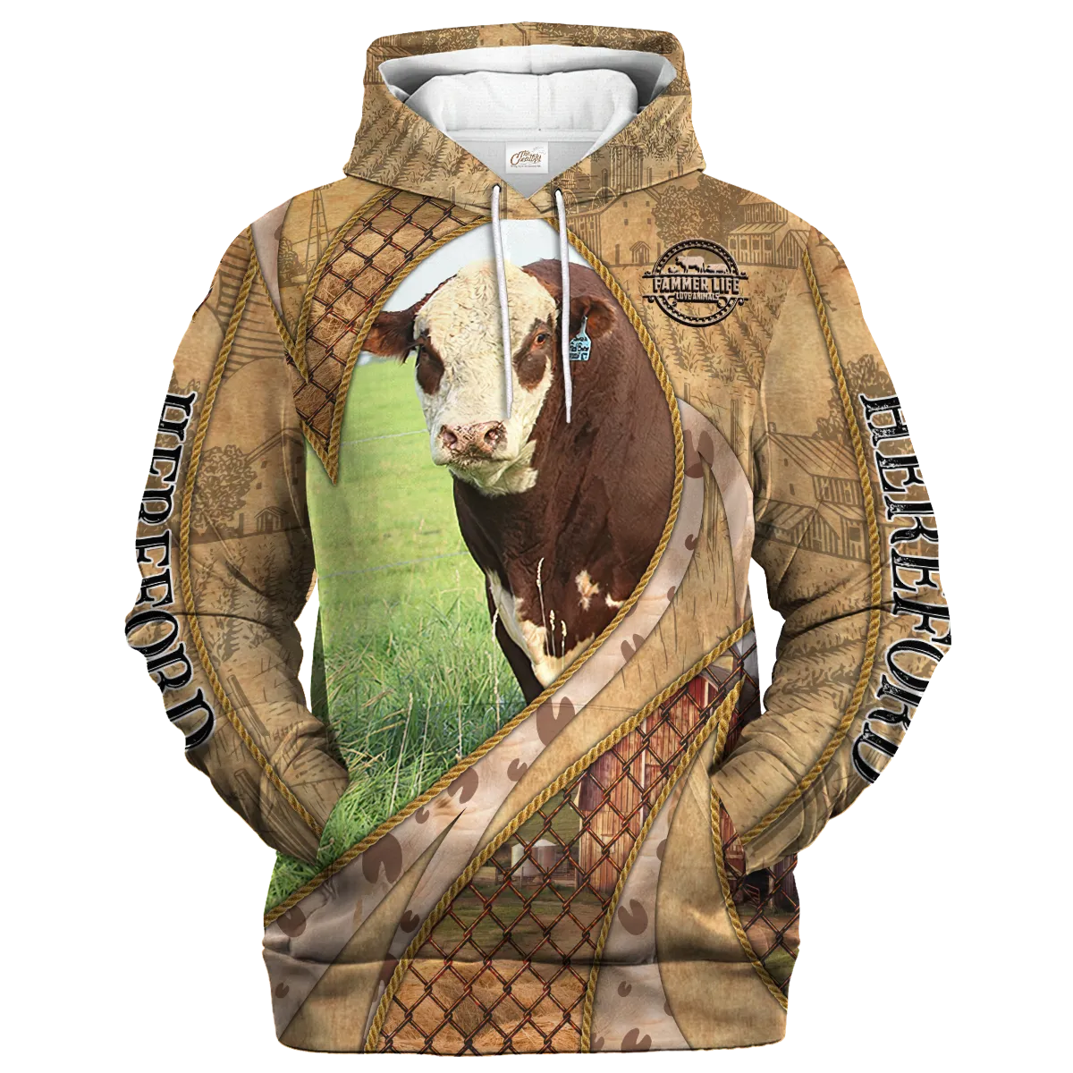 In The Memories Of Hereford Hoodie, Hereford Lover Gift
