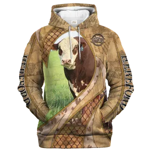 In The Memories Of Hereford Hoodie, Hereford Lover Gift