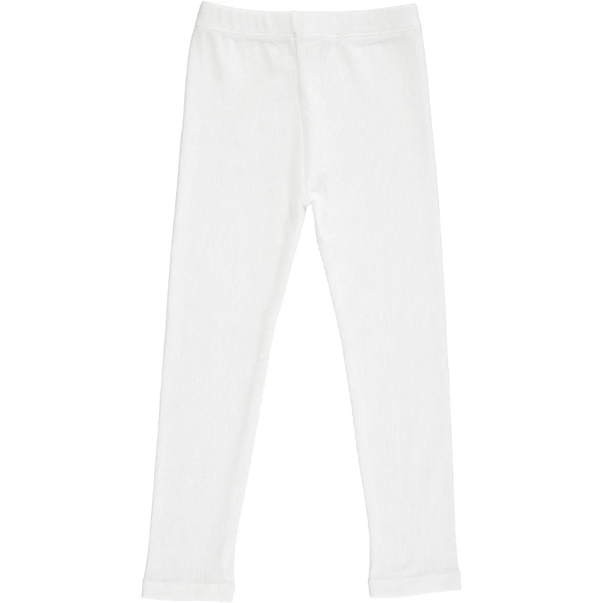 Ivory Ribbed Kathleen Leggings