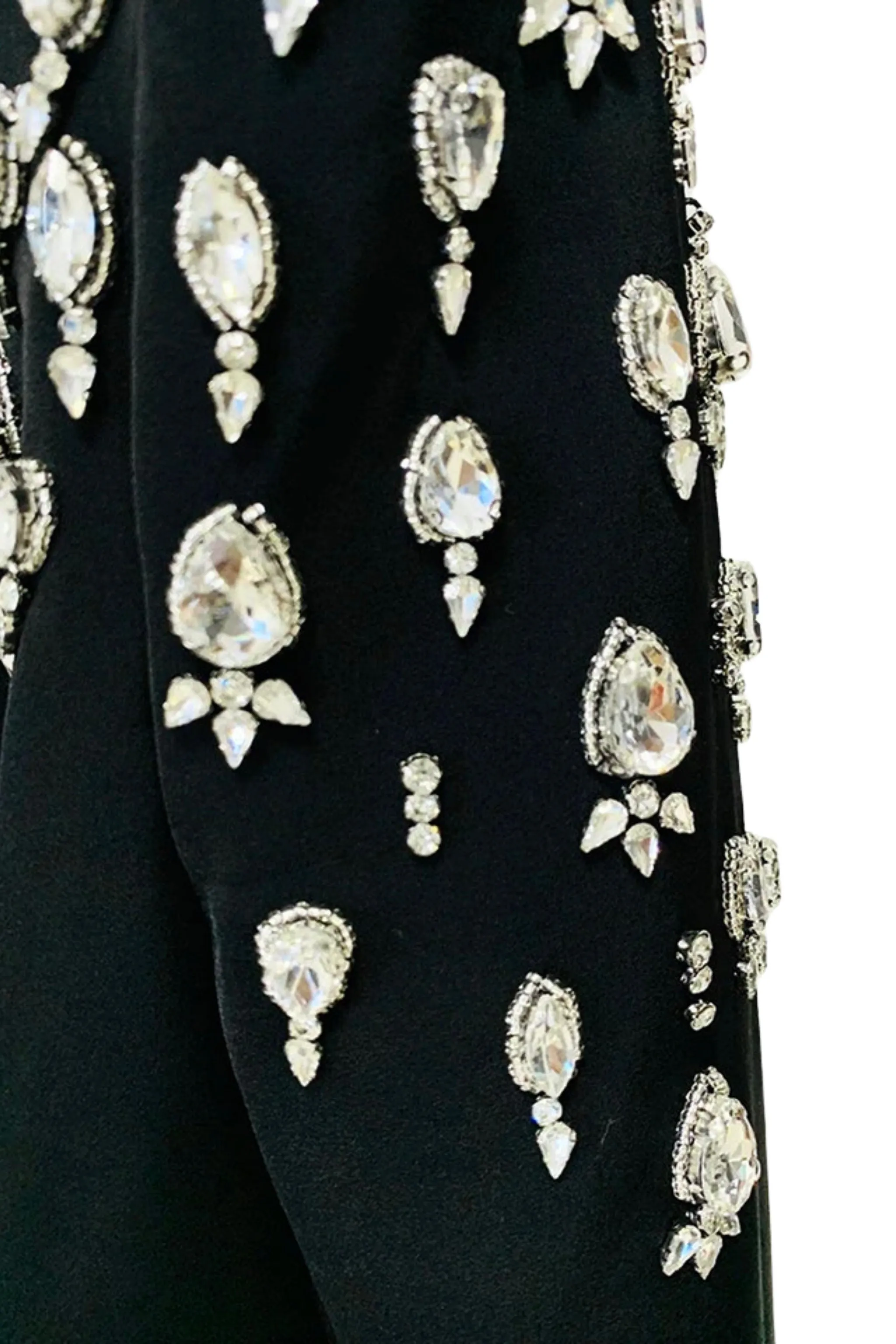 JÓIA BLACK EMBELLISHED BLAZER DRESS