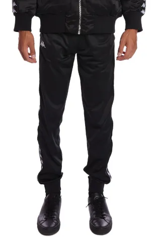 Kappa 222 Banda Rastoriazz Black-White Track Jogger Pants