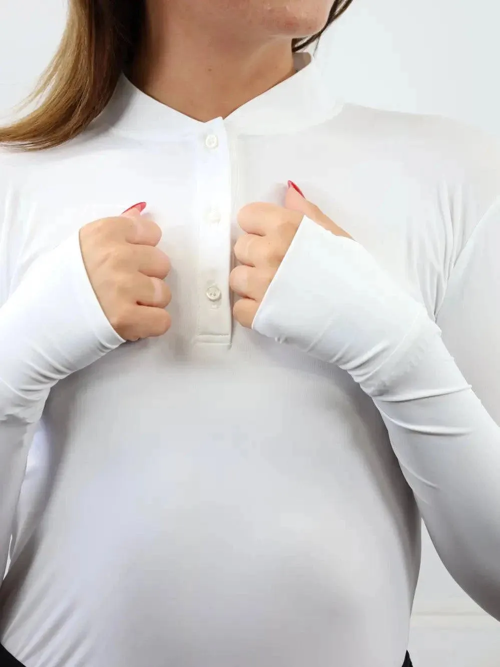 Kismet - “Maeve” Schooling Shirt Mock Neck UV with Thumbhole