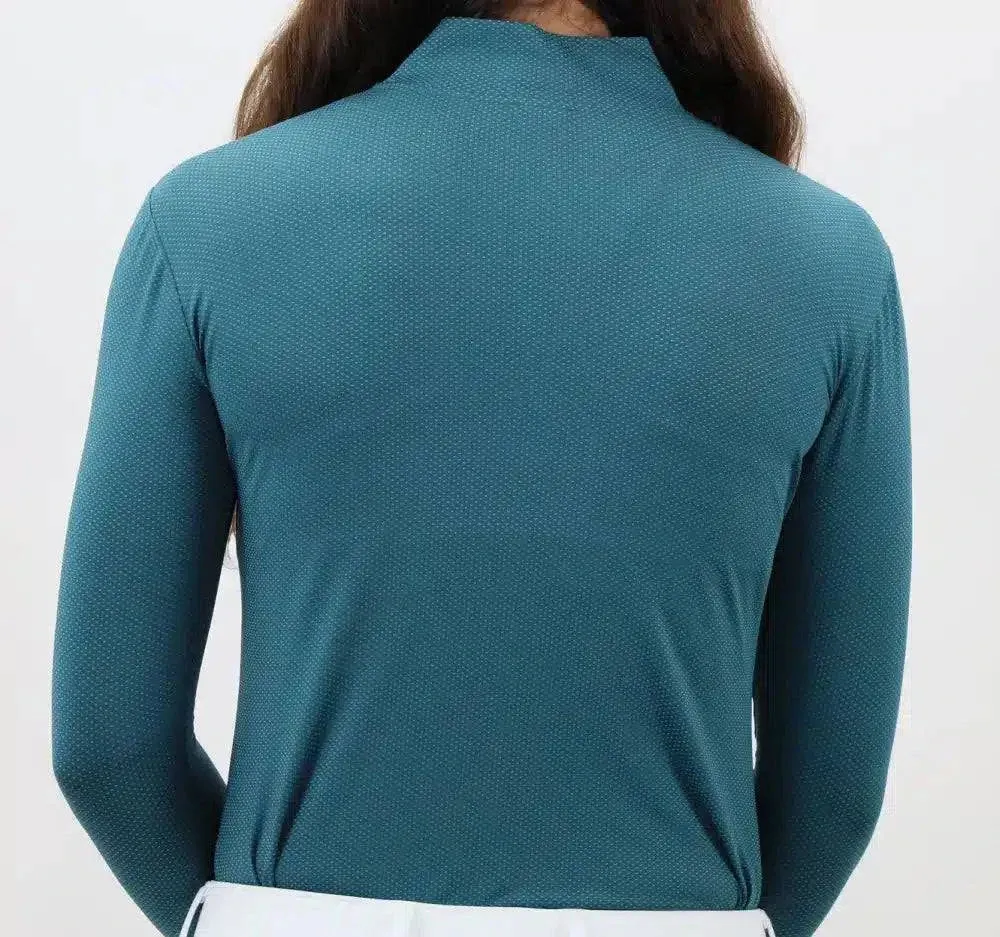 Kismet - “Maeve” Schooling Shirt Mock Neck UV with Thumbhole
