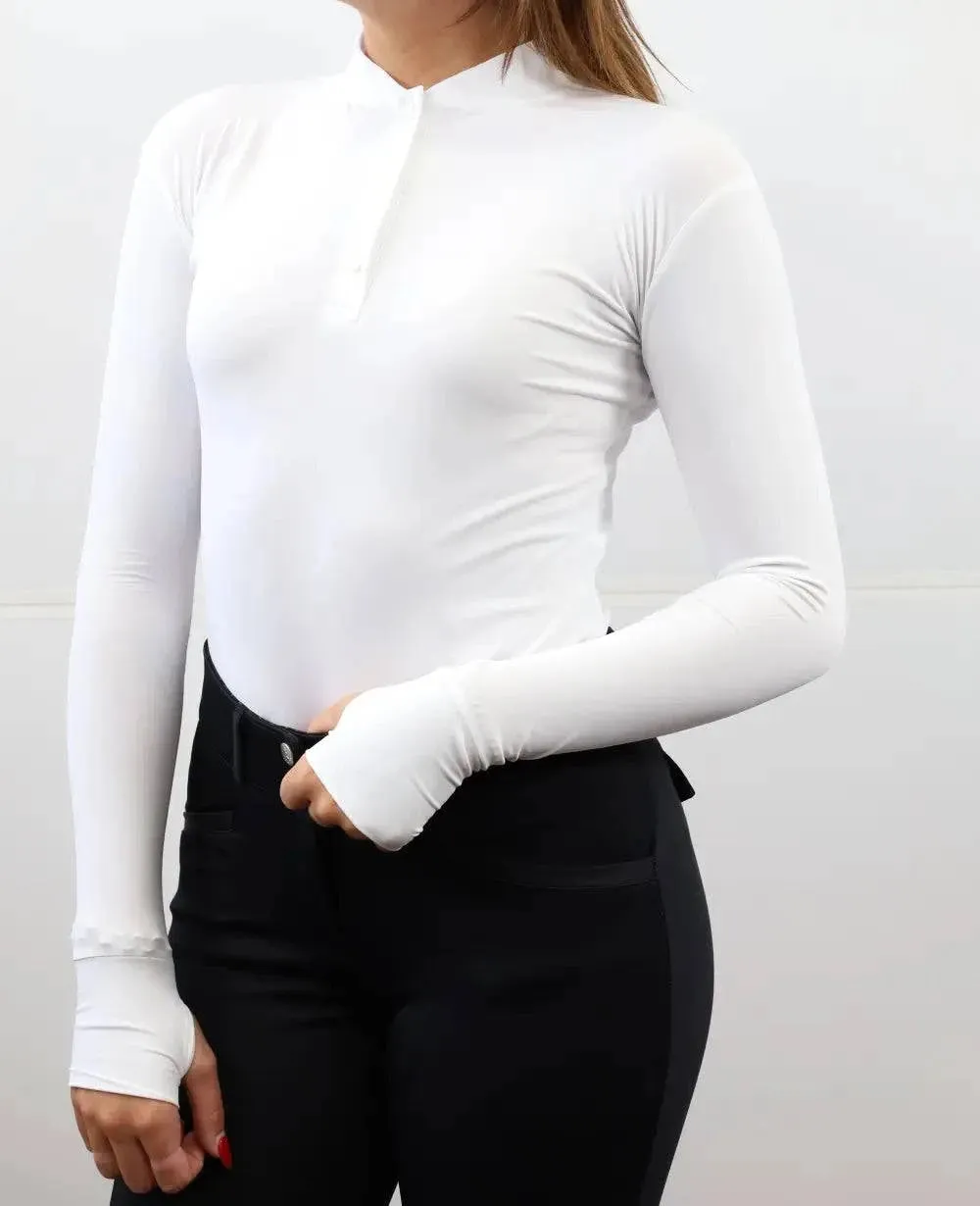 Kismet - “Maeve” Schooling Shirt Mock Neck UV with Thumbhole