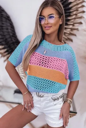 Knit Colorblock Top