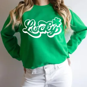 Lucky T Shirt or Sweatshirt, Unisex Tee Shirt, Irish Tee Shirt, Mom shirt