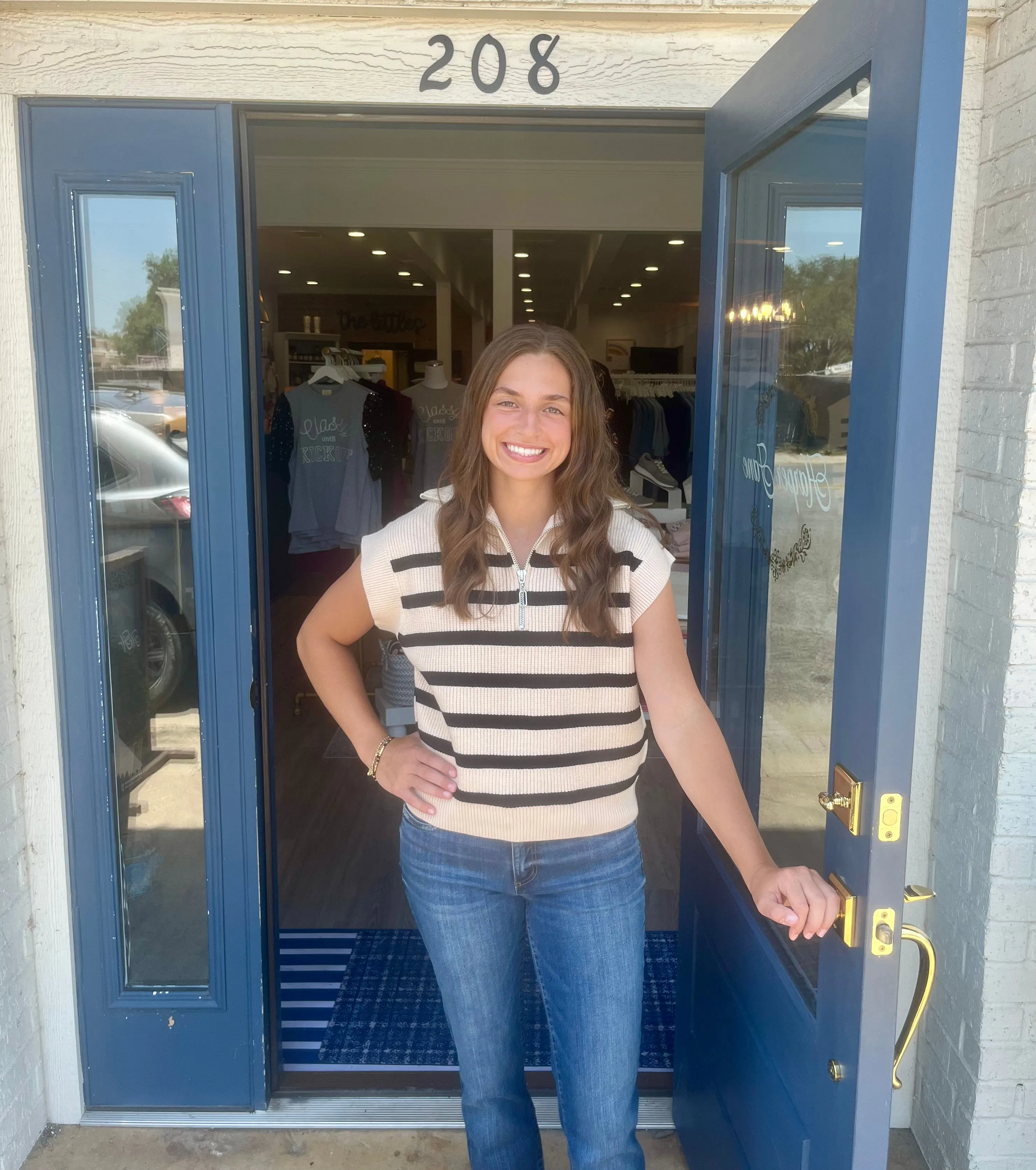 Marcia Striped Top