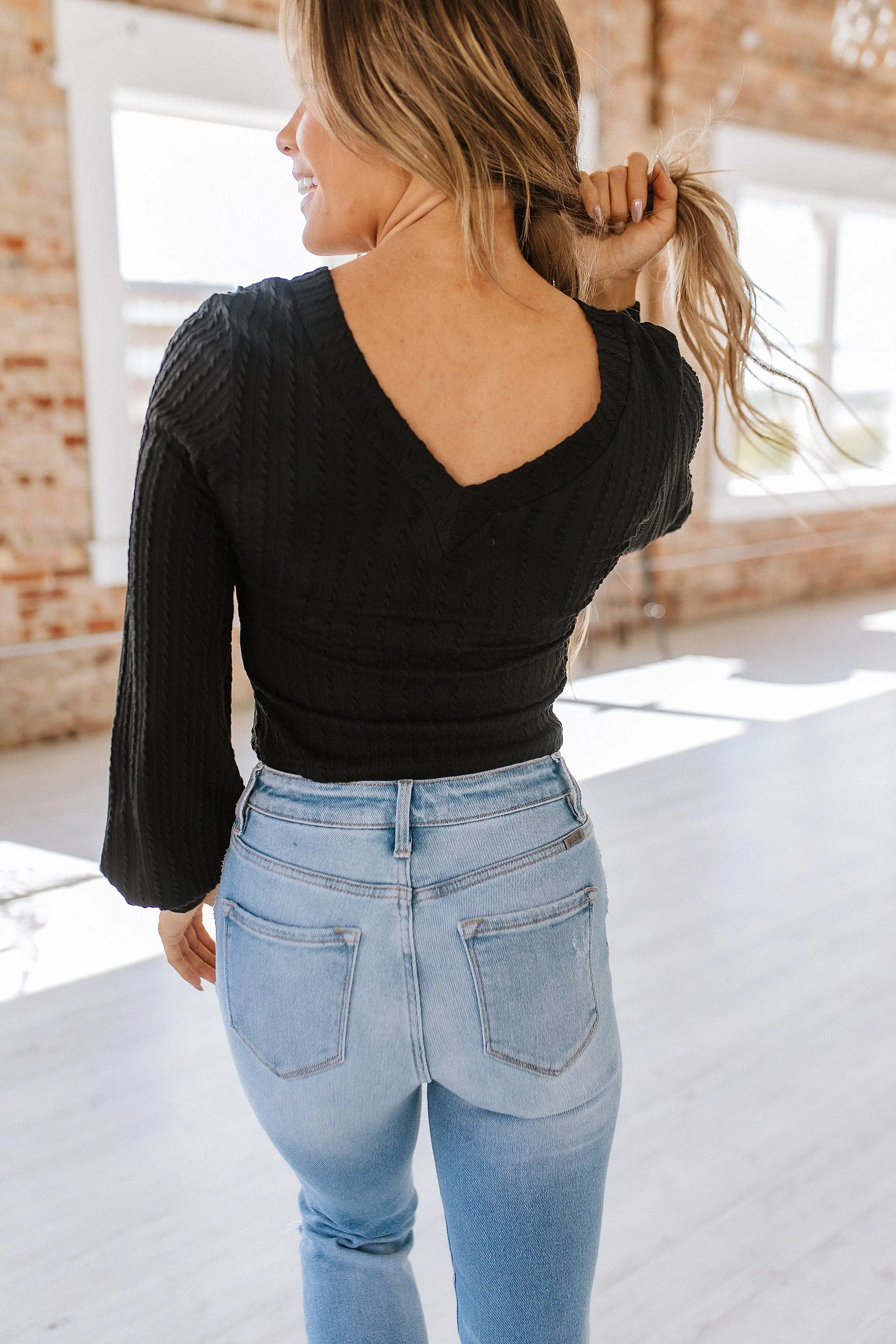 Marleigh Knitted V-Neck Top | S-XL | PRE ORDER