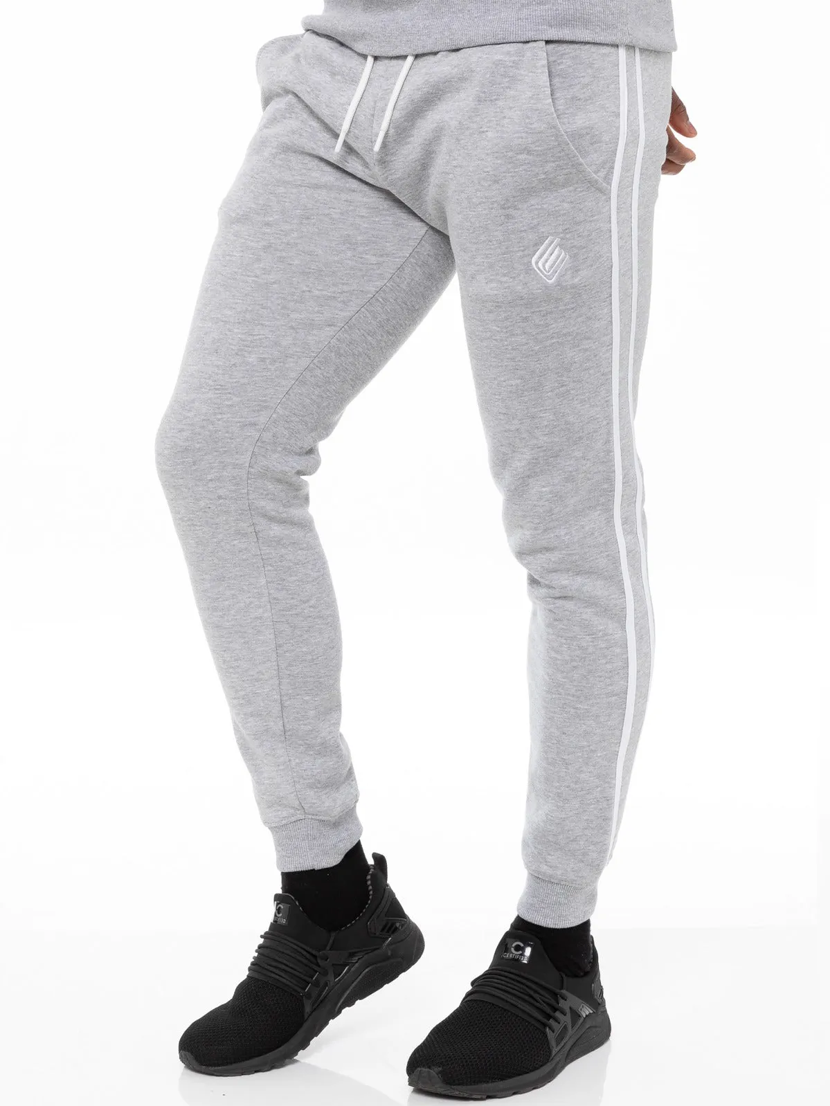 Mens Striped Tracksuit Joggers | Enzo Designer Menswear