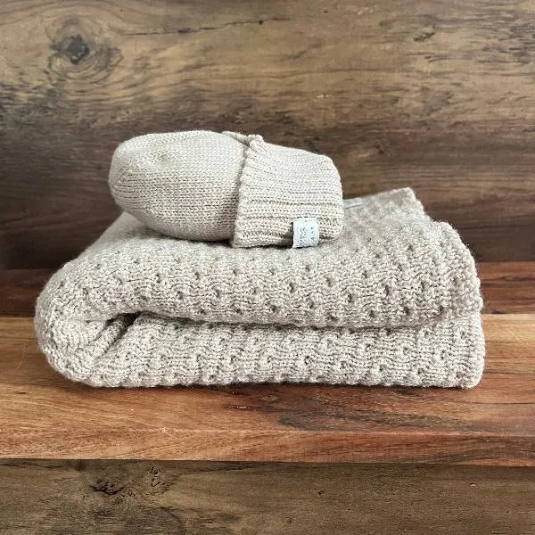 Merino Wrap and Beanie