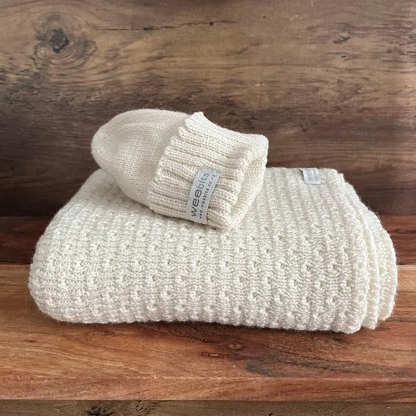 Merino Wrap and Beanie