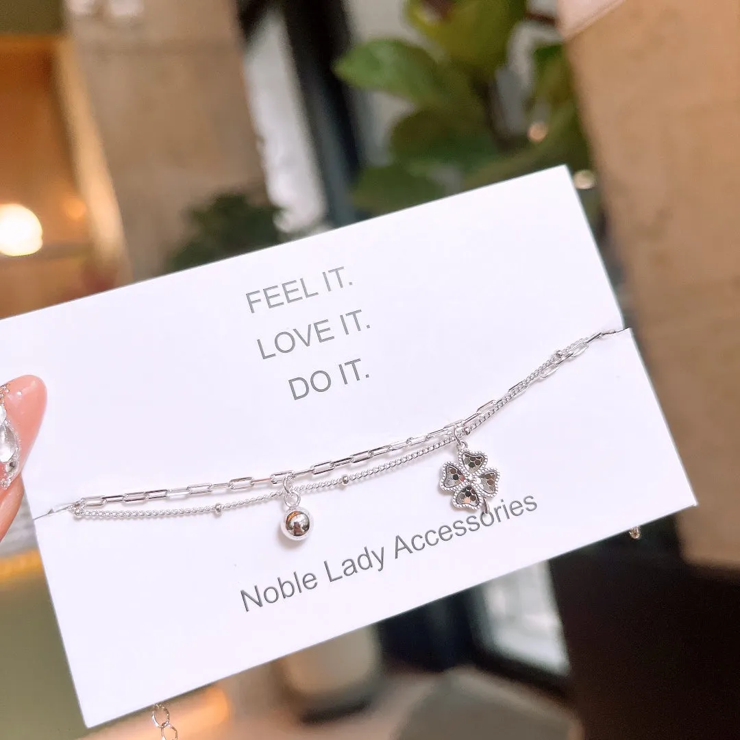 Minimalist Charming Clover Bracelet