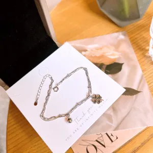 Minimalist Charming Clover Bracelet