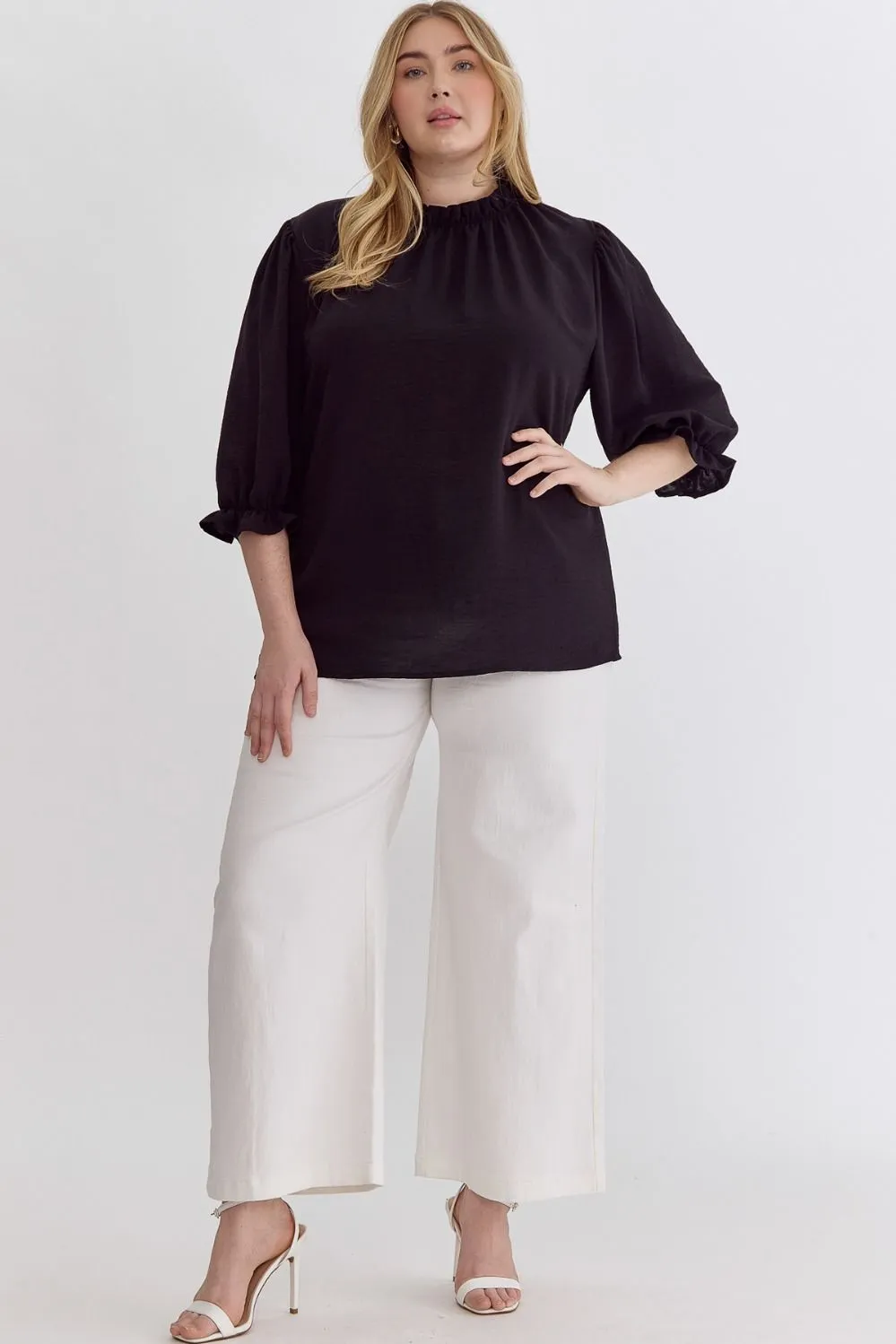 Mock Neck Top