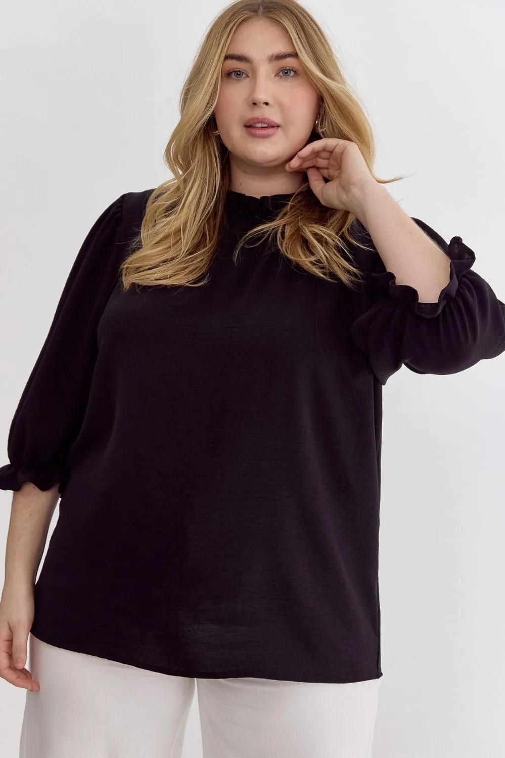 Mock Neck Top