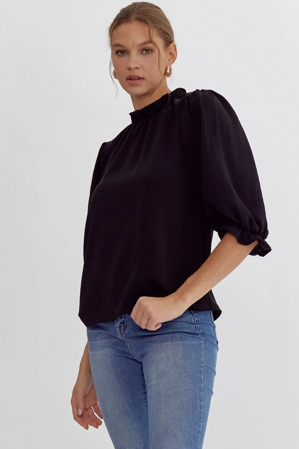 Mock Neck Top