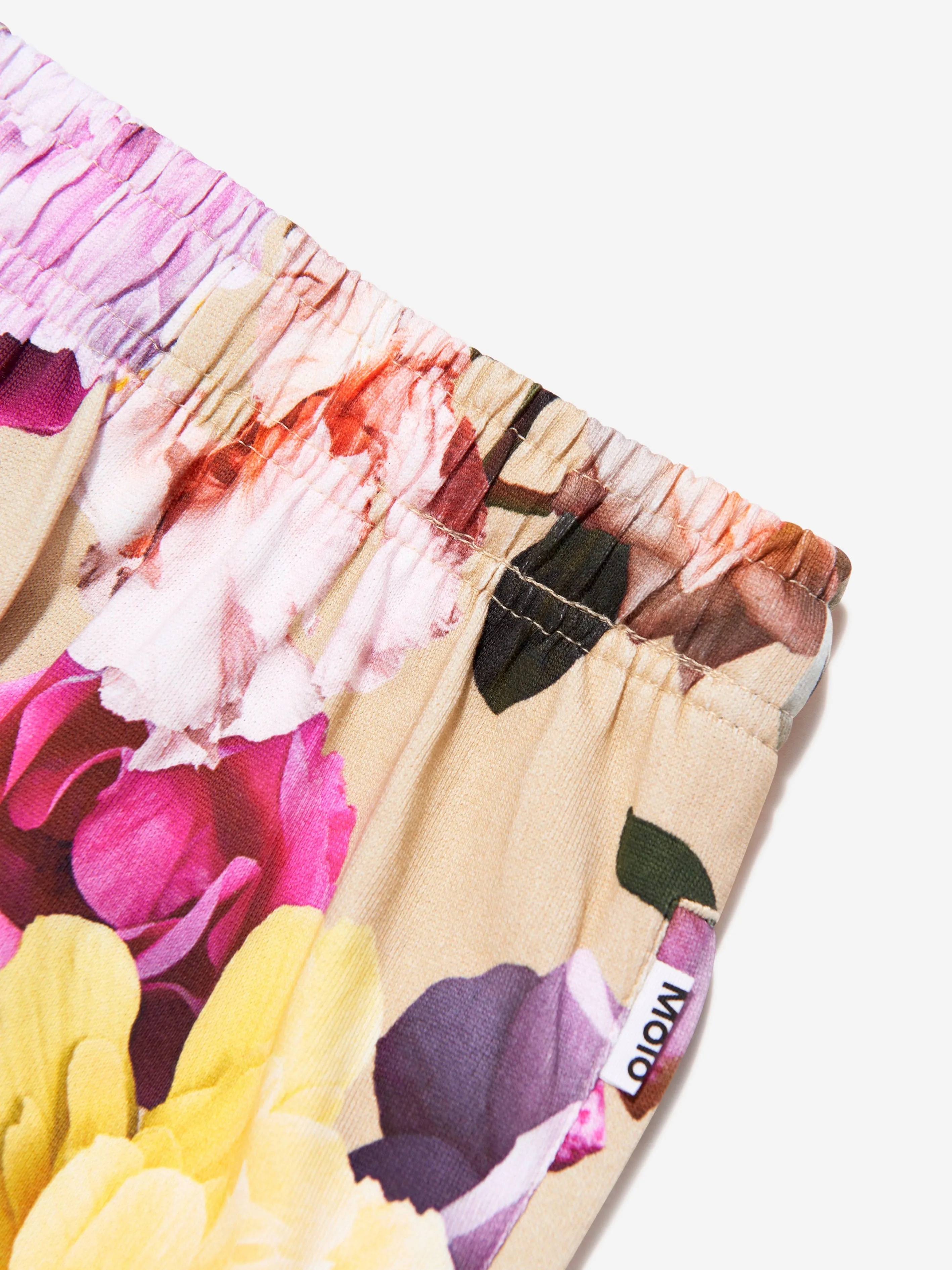 Molo Girls Organic Cotton Adan Joggers In Multicolour