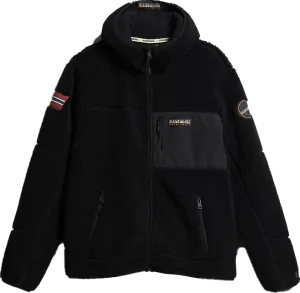 Napapijri Men&#x27;s Yupik Full-Zip Fleece Hoodie Black | Buy Napapijri Men&#x27;s Yupik Full-Zip Fleece Hoodie Black here | Outnorth