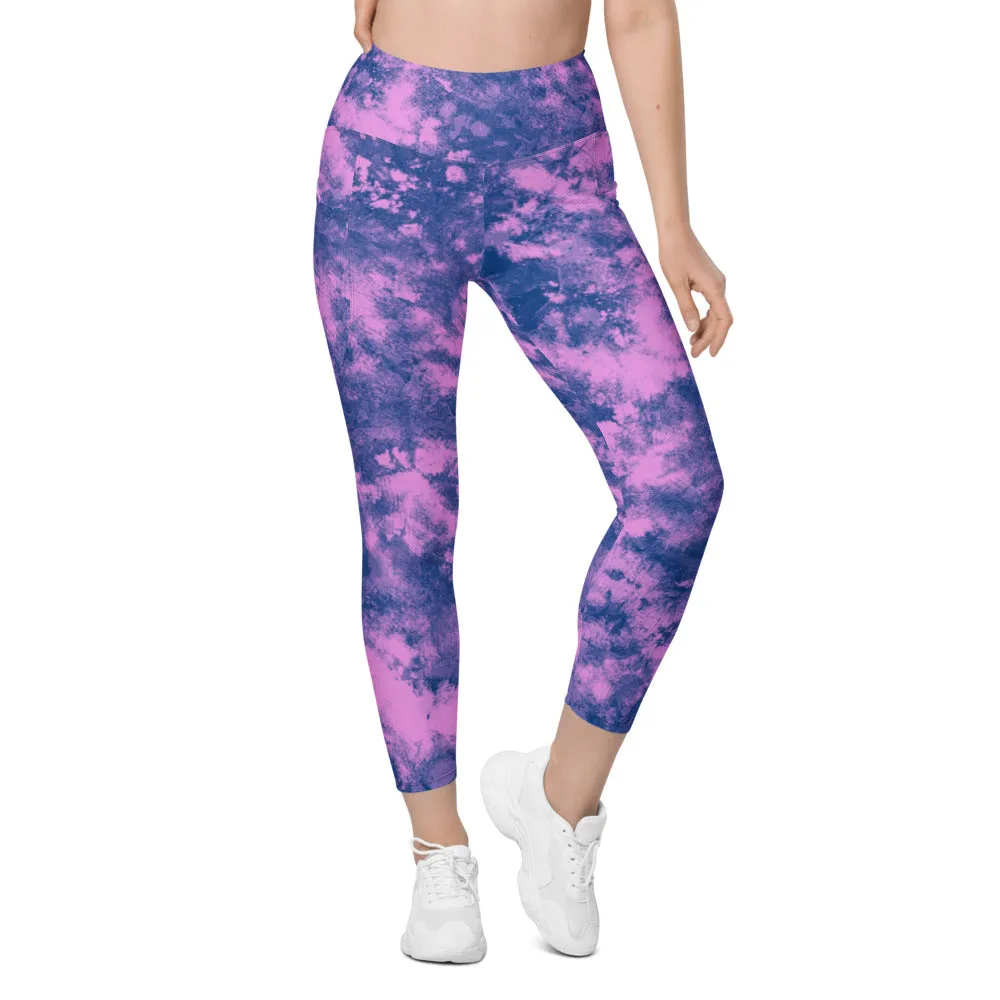 Navy Glaze Leggings with Pockets