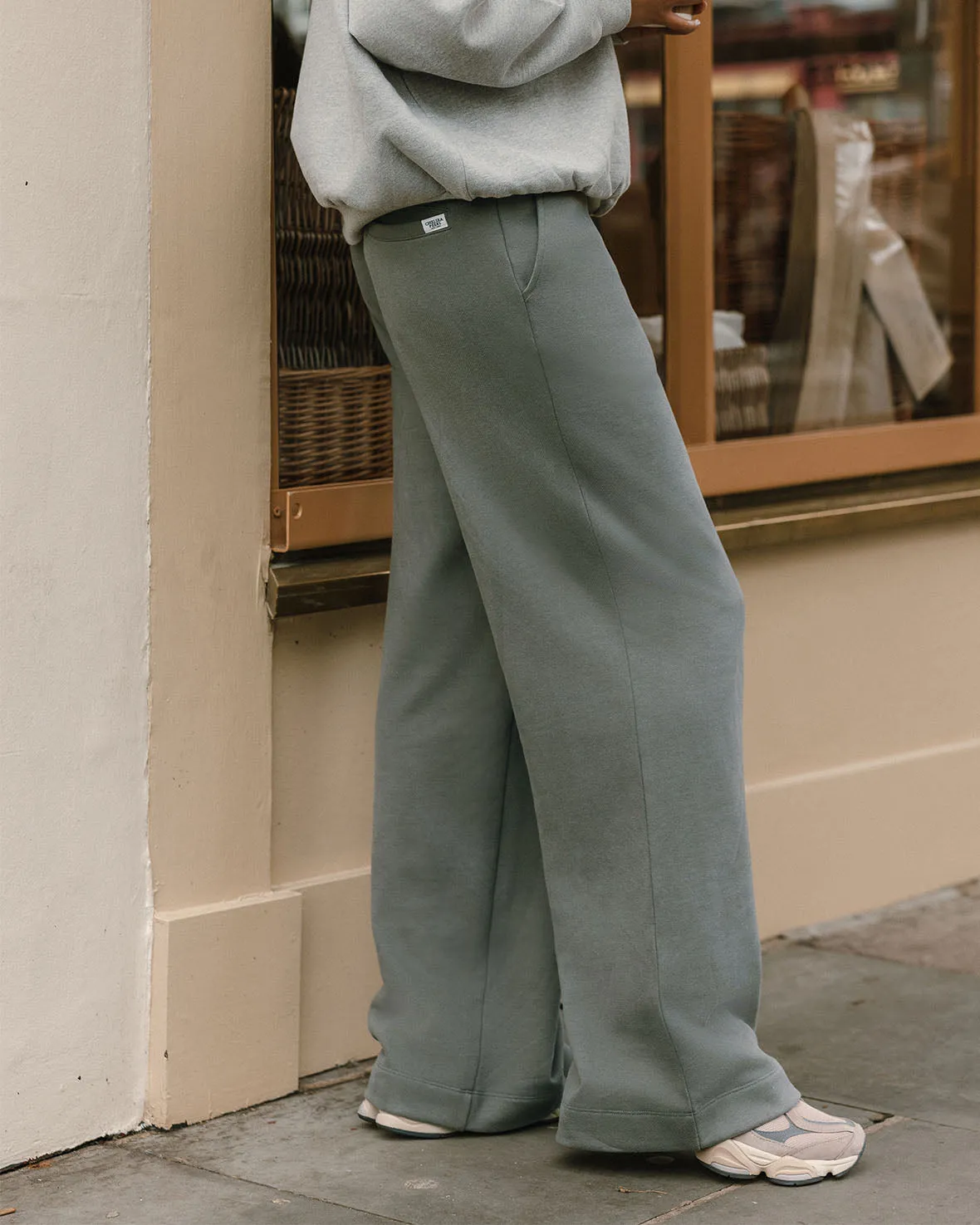 Organic Cotton Joggers - Sage