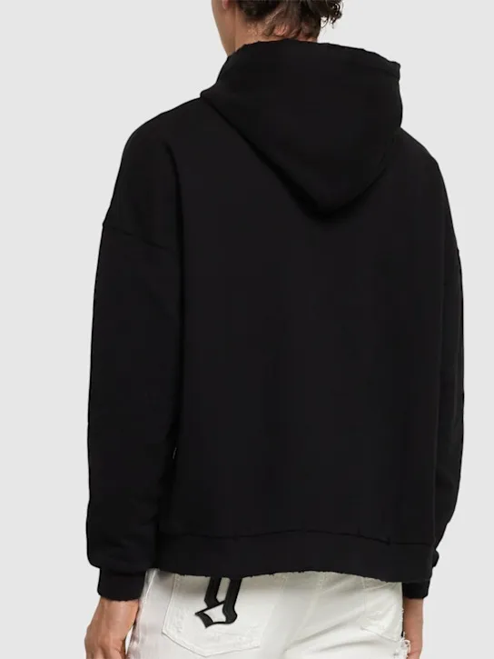 Palm Angels   Logo cotton hoodie 