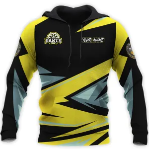 Personalized Name Darts Champion All Over Printed Hoodie Zipper Hoodie Shirt