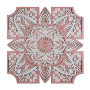 Pixelated Multi Layer Mandala