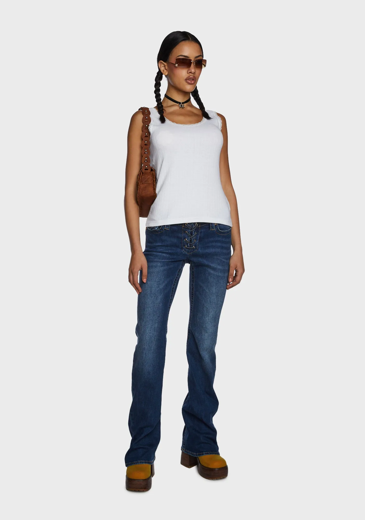 Pointelle Knit Top